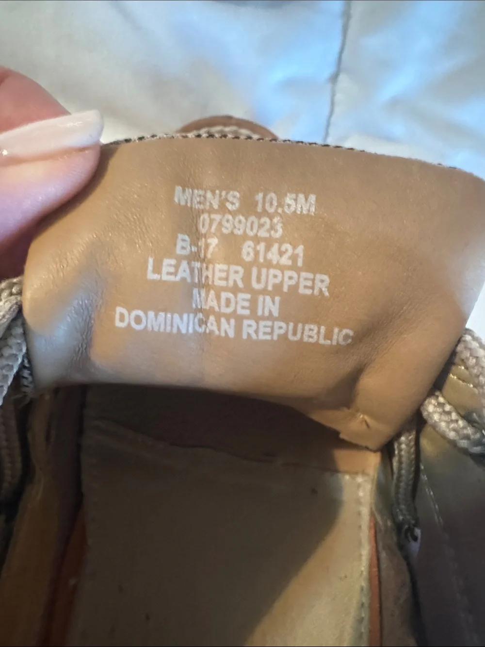 Sperry Men’s Brown and Beige Leather Boat Shoes